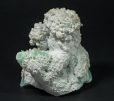 Calcite (variety Cu-bearing). Side