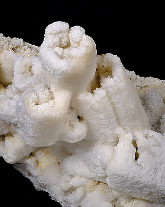 Calcite (variety kanonenspat) with Quartz. Detail / Photo: Joaquim Calln