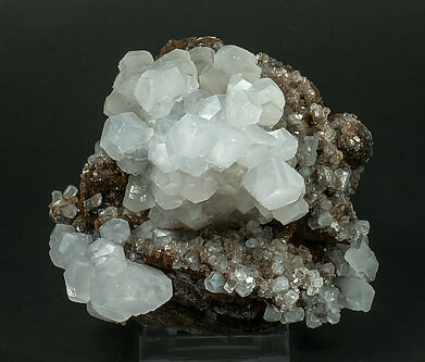 Calcite with Baryte and Pyrite.