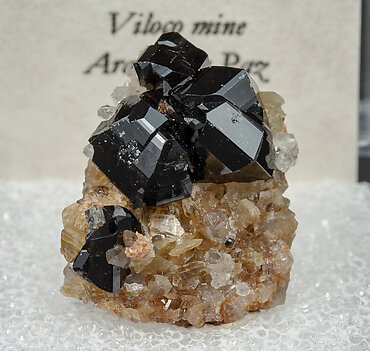 Cassiterite with Quartz. 