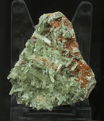 Diopside with Grossular (variety hessonite).