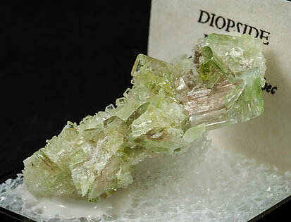 Diopside. Side