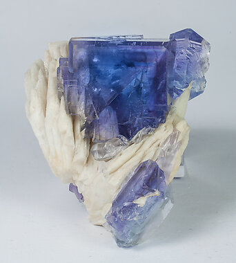 Fluorite with Baryte. 