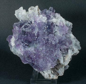 Fluorite with Quartz.