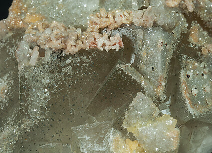 Fluorite with Quartz and Baryte. 