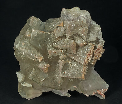 Fluorite with Quartz and Baryte.