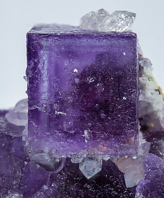 Fluorite with Quartz. 