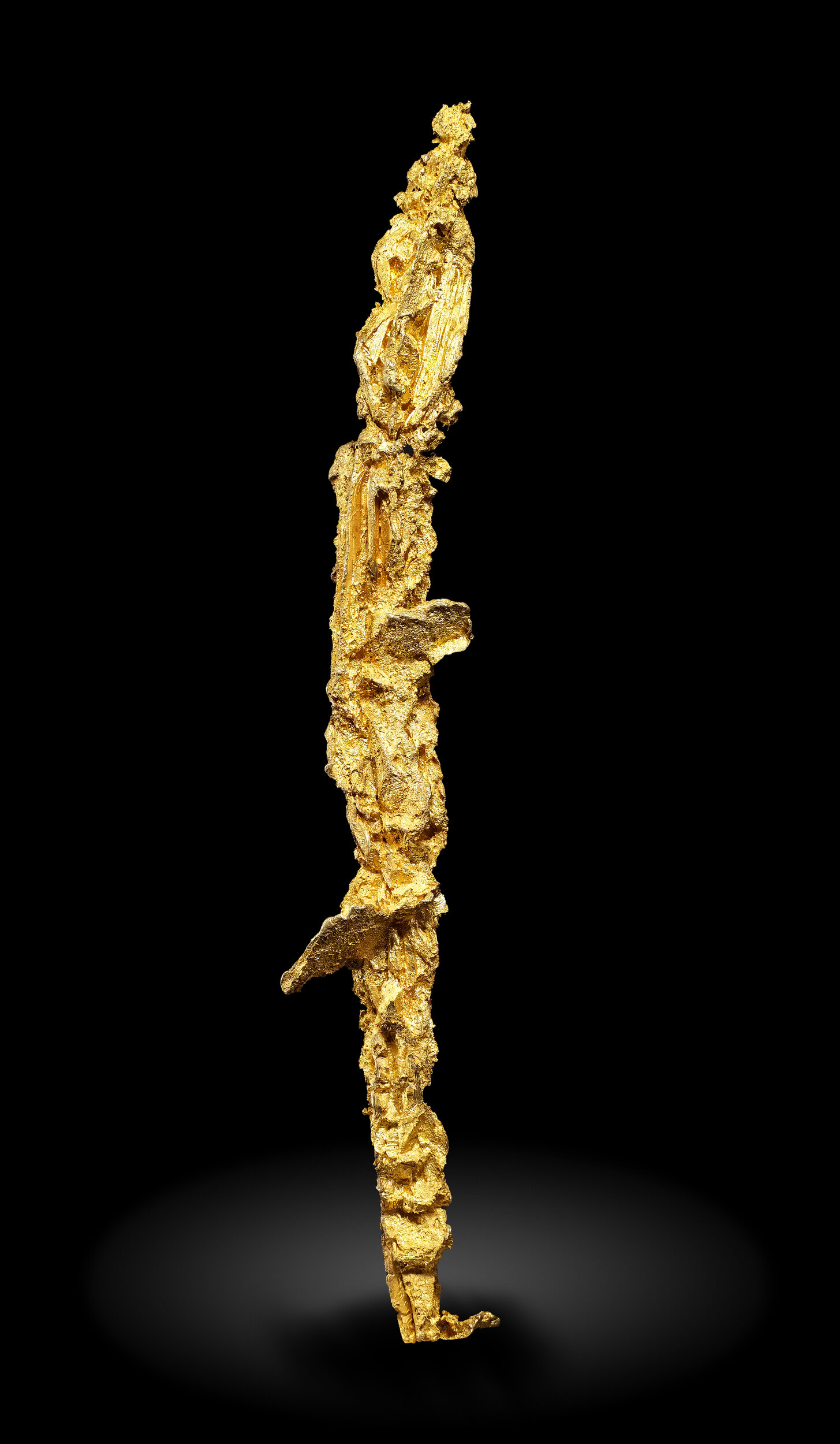 Gold (spinel twin) - Aouint Ighoman, Assa-Zag Province, Guelmim-Oued ...