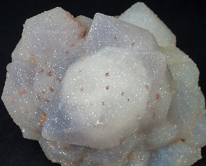 Quartz with Siderite and Quartz (variety chalcedony). 