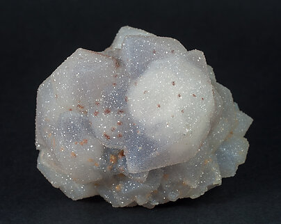 Quartz with Siderite and Quartz (variety chalcedony).