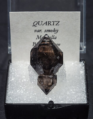 Quartz (variety smoky).