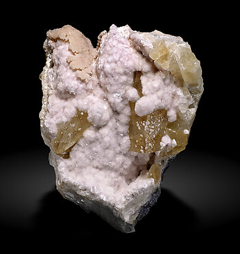 Shinichengite (Group) with Calcite.