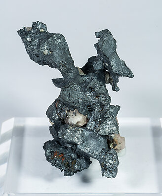 Acanthite with Calcite.