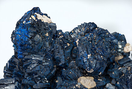 Azurite with Baryte. 