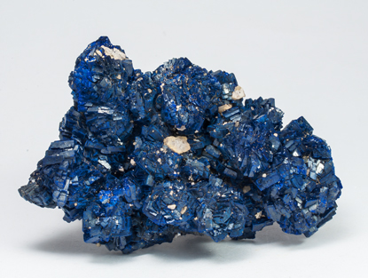 Azurite with Baryte.