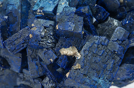 Azurite with Baryte. 