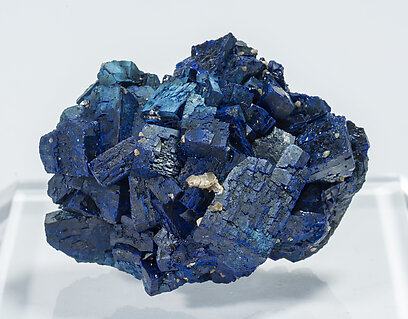 Azurite with Baryte.