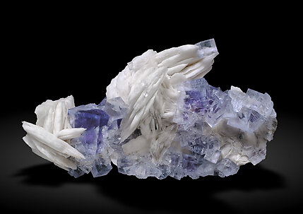 Fluorite with Baryte.