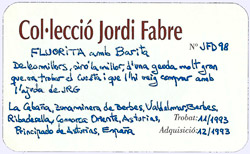 Fluorita con Barita