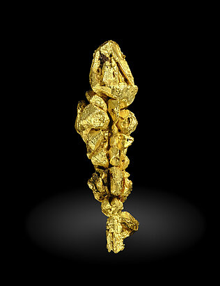 Gold (spinel twin). Rear / Photo: Joaquim Calln