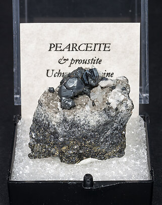 Pearceite with Proustite. 