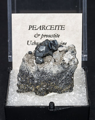 Pearceite with Proustite.