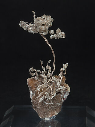 Silver with Calcite. Front / Photo: Joaquim Calln