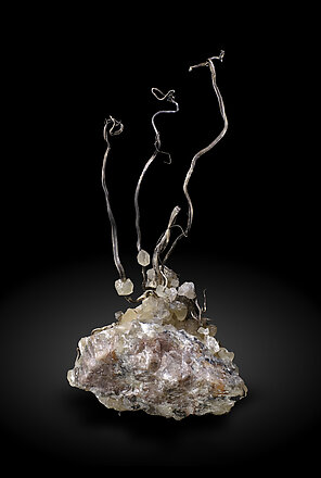 Silver with Calcite. Rear / Photo: Joaquim Calln