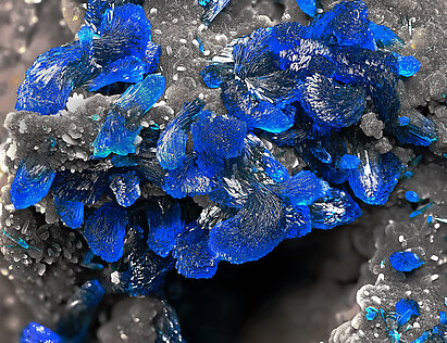 Veszelyite on Quartz. Detail / Photo: Joaquim Calln