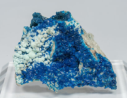 Veszelyite with Hemimorphite.