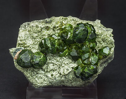 Andradite (variety demantoid). 