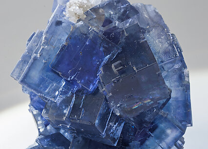 Fluorite with Quartz. 