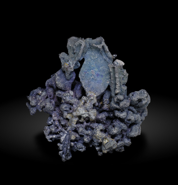Aguilarite with Covellite.