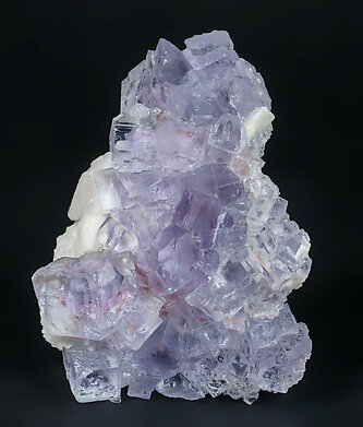 Fluorite with Baryte. Front