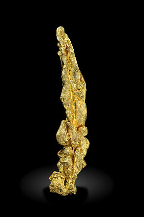 Oro (macla de la espinela). Vista posterior / Foto: Joaquim Callén