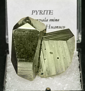 Pyrite with Sphalerite. Front