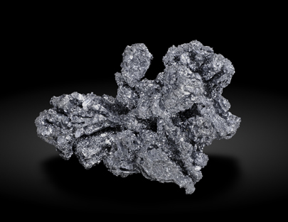 Acanthite (Se-bearing) with Aguilarite, Galena (Ag-bearing), Sphalerite and Selenopolybasite.