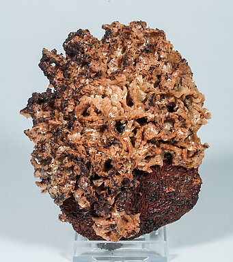 Dolomite (Fe-bearing dolomite).