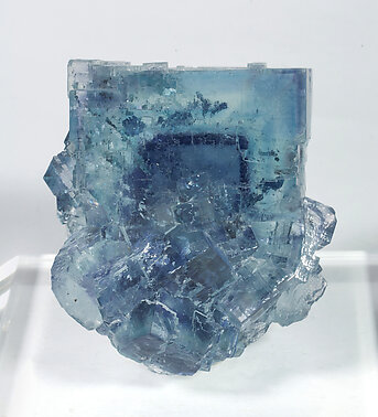 Fluorite with Quartz. Front