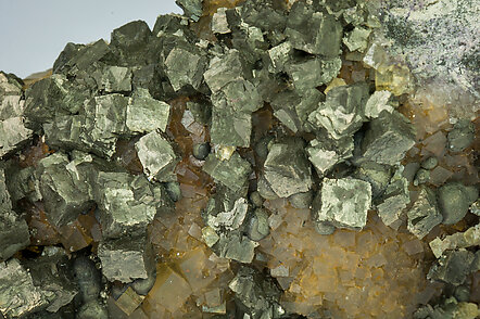 Fluorite with Pyrite. 