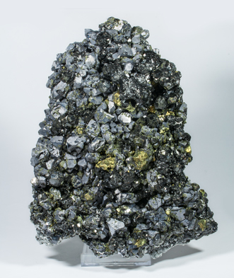 Galena with Sphalerite and Chalcopyrite.