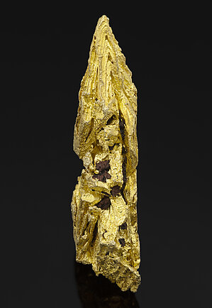 Gold (spinel twin). Front / Photo: Mark Mauthner