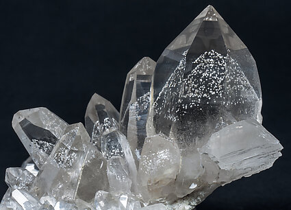 Quartz with Muscovite inclusions. 