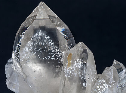 Quartz with Muscovite inclusions. 