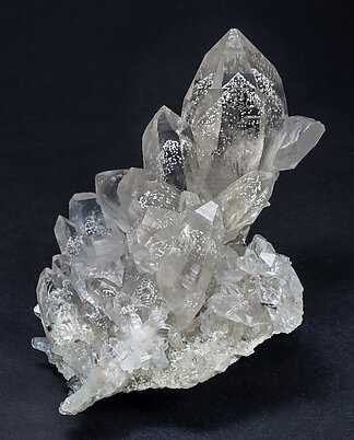 Quartz with Muscovite inclusions. Front