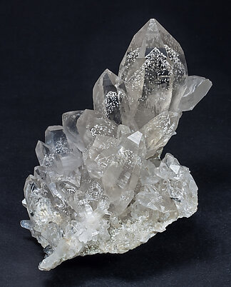 Quartz with Muscovite inclusions.