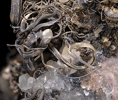 Plata con Calcita. Detalle / Foto: Joaquim Calln