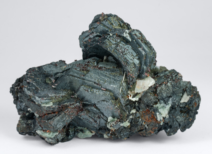 Hematite with Rutile, Margarite and Chloritoid. Rear