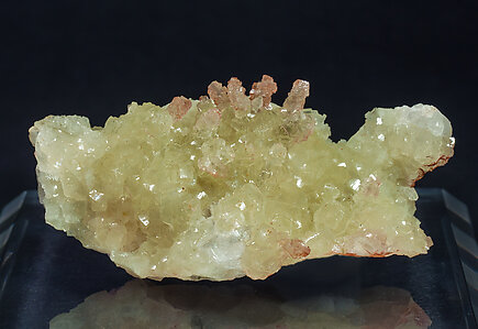 Prehnite with Quartz.