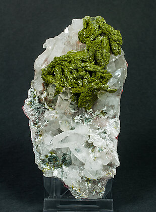 Epidote with Quartz and Feldspar. 